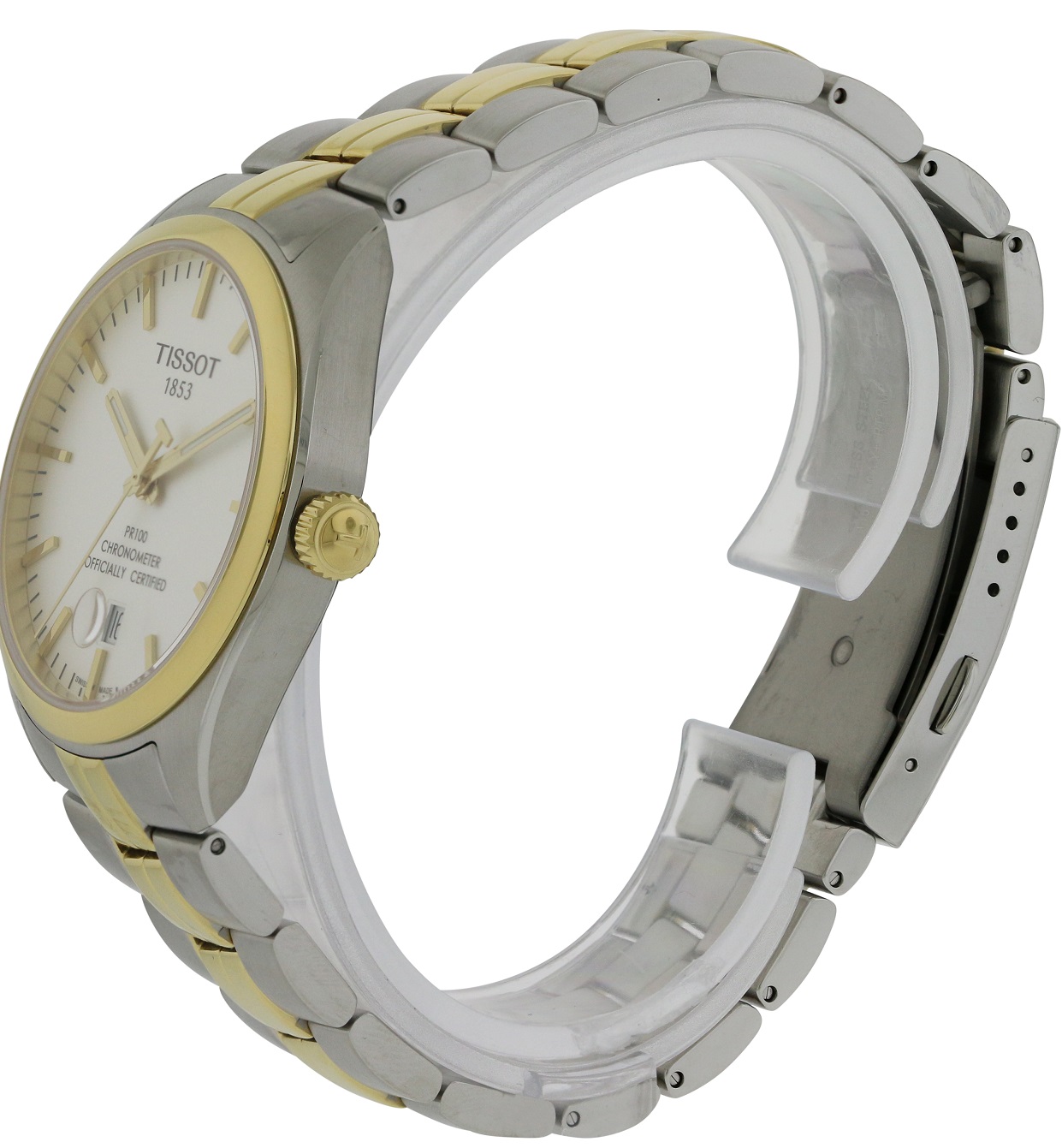 tissot pr100 two tone
