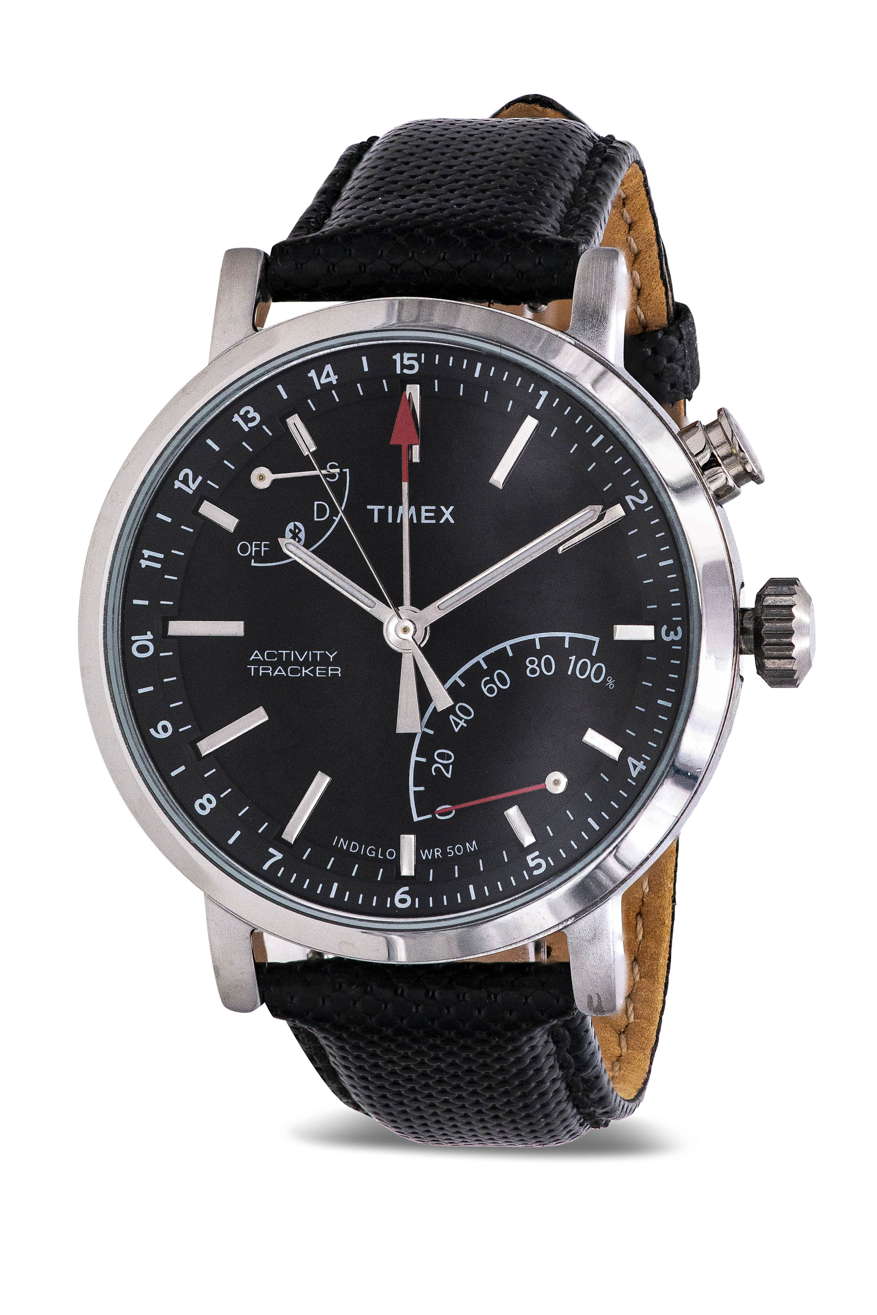 Timex Metropolitan+ Activity Tracker Leather Mens Smart Watch TW2P81700