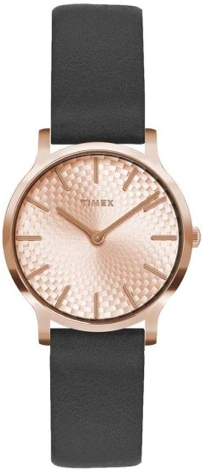 Timex Metropolitan Leather Ladies Watch TW2R91700