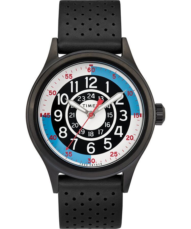 Timex Todd Snyder Blackjack Inspired Leather Mens Watch TW2T57400JR