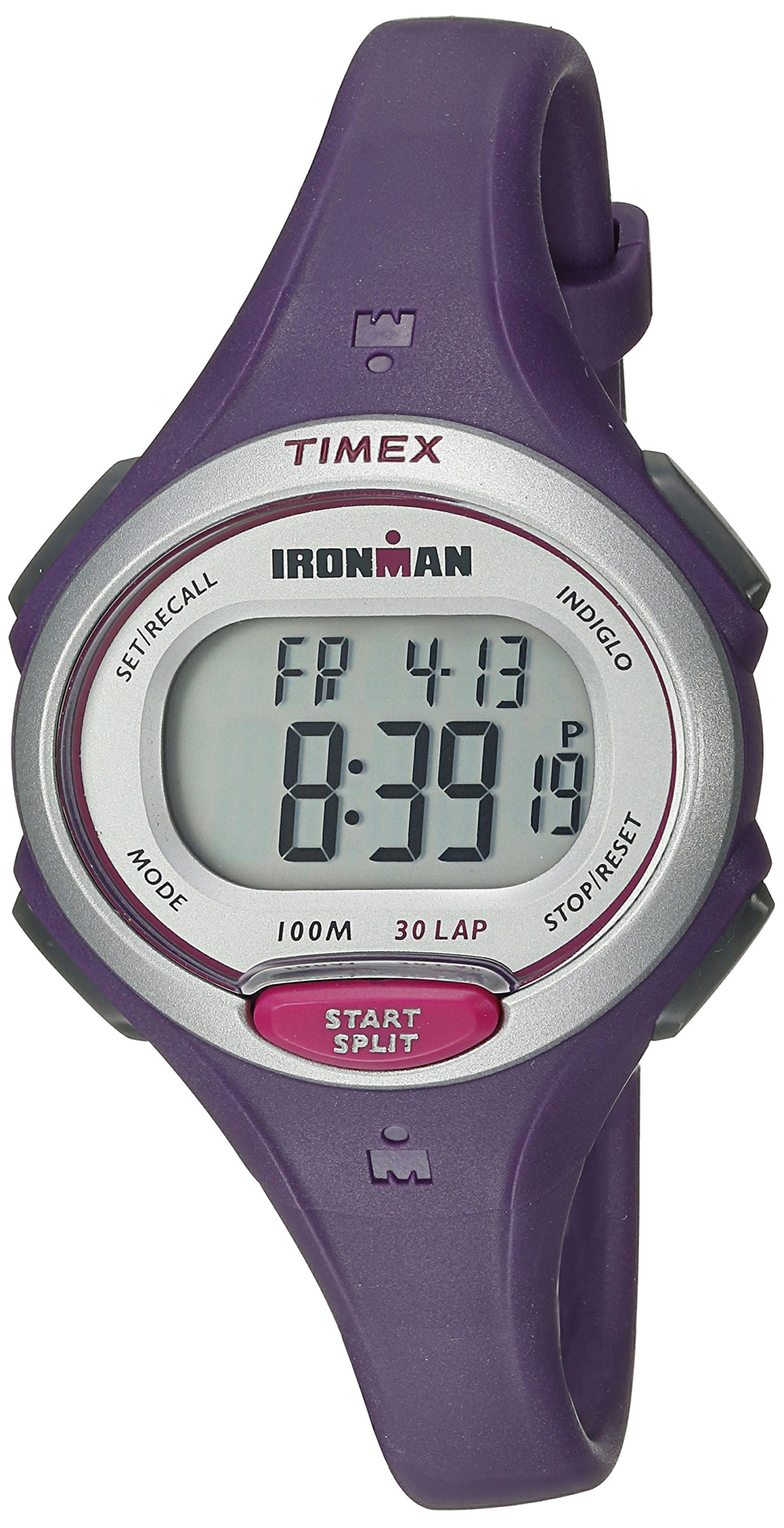 Timex Womens Ironman Essential | Purple Mid-Size 30-Lap Memory Sport ...