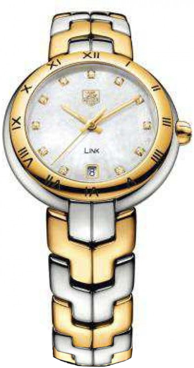 Tag Heuer Link Two-tone Diamond Ladies Watch WAT1353.BB0962